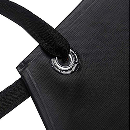 Lchkrep Men's Waterproof Apron Black, Lightweight Vinyl Aprons Rubber Apron for Dishwashing, Butcher apron - color: Black-1pack