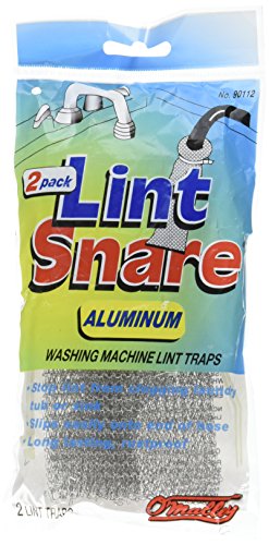 O'Malley 90112 Lint Snare Aluminum Washing Machine Lint Traps 2 (1 Pack of 2)