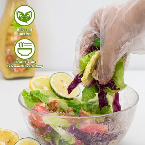 Disposable TPE Cooking Gloves, Ideal for Cleaning and Food Prep, Latex & Powder Free, Food safe - size: X-Large, style: 4*100pcs