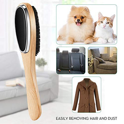 2 Pieces 3 in 1 Lint Cloth Brush Double Sided Garment Brush Lint Remover