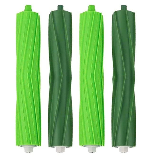 Rubber Roller Brushes Replacement for iRobot Roomba e i & j Series - size: 4PACK