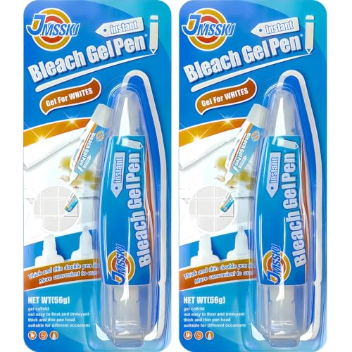 Bleach Pen For Clothing, Bleach Pen, bleach gel pen, Stain Remover Pen, Clothing Bleached DIY Design, Mold Stain Remover Gel,Travel,Instantly Remove Stains,Pearl White (1.76 Fl Oz (Pack of 2), Lemon) - size: 3.52 Fl Oz (Pack of 1)