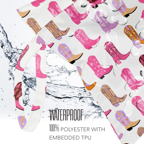 2pcs Pink Wet Dry Bag for Women Reusable Waterproof Cloth Diaper Bag - color: 2pcs Western Boots