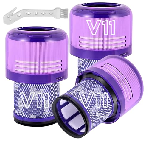 Dyson V15 Filter, 3-Pack Premium HEPA Replacement Filters for Dyson V15 - size: 3 V15 Purple Filters