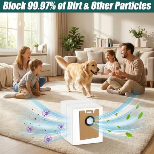 Replacement Dust Bags for Bagotte S6Pro / H6Pro Robot Vacuum, 10 Pack
