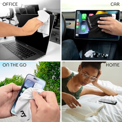 MagicFiber Microfiber Cleaning Cloth, Glasses Cleaner, Eyeglass Wipes, 13pk - size: 13 PACK