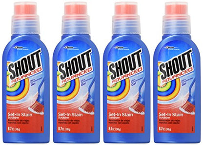Shout Advanced Ultra Concentrated Stain Removing Gel, 8.7 Oz (Pack of 4) - size: 8.7 Ounce (Pack of 4)