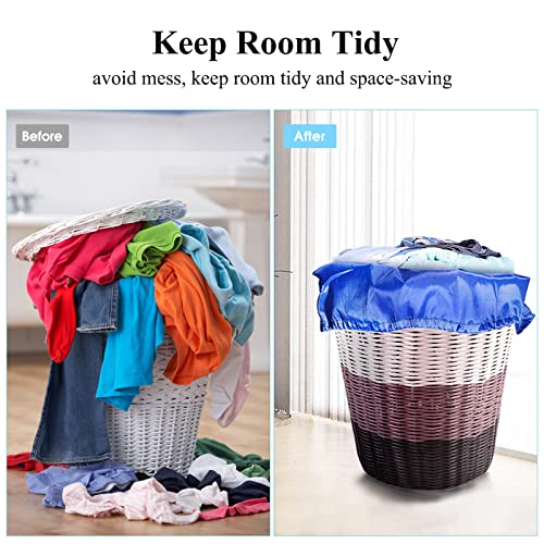 OTraki 28x45 inch Extra Large Laundry Bag 2 Pack Drawstring Laundry Hamper Bag Heavy Duty Dirty Clothes Bag Washable Organizer Storage for Camp Drying Do Not Exceed 176℉ Blue - size: 28x45 inch