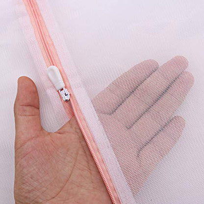 Tenn Well 2Pk 43x35" Extra Large Mesh Laundry Bags Jumbo for Blankets - color: White, size: XL (43"x35")