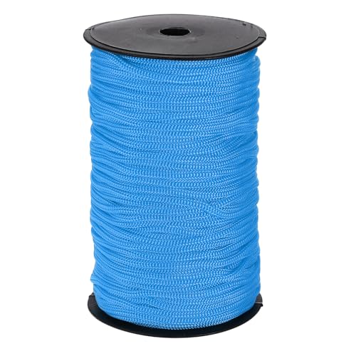 MECCANIXITY 3/16 Inch Braided Polypropylene Rope 328ft Lake Blue - color: Lake Blue, size: 3/16 Inch