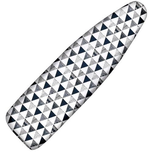 Ironing Board Cover and Pad, 15x54 Standard Size, Scorch Resistant - color: Geometric, size: 15" x 54"