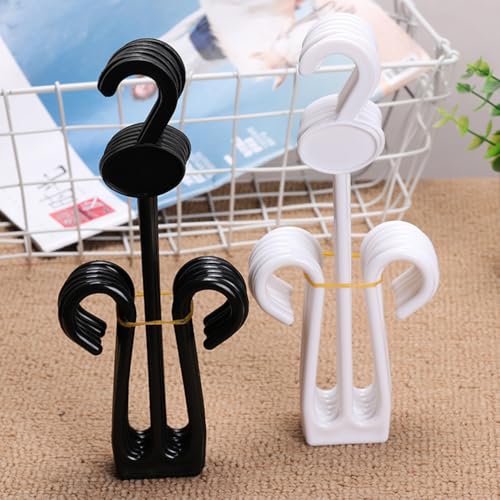 Thickened Plastic Shoe Display Hooks 15pcs for Shop Mall White - color: White
