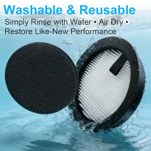 VAC02 Filter Compatible with SMOTURE VAC01 VAC02 VC70 & ozeeco EC01