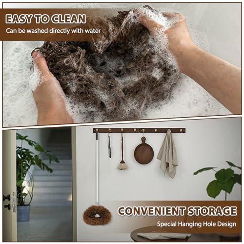 FONUNO Ceiling Fan Cleaner Duster High Ceiling Extended Fan Blade Cleaner - color: Brown