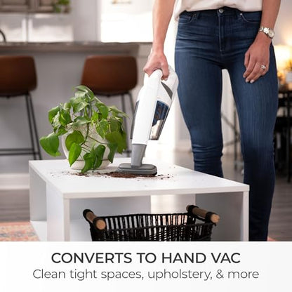 Kenmore DS1030 Cordless Stick Vacuum Lightweight Cleaner 2-Speed Suction - style: White
