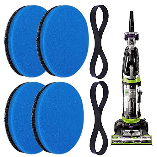 KEEPOW Vacuum Filter Parts Compatible with Bissell Cleanview Pet Vacuum - size: 4+2 Pack