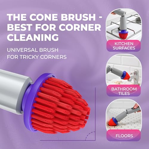 Synoshi PRO Cone Brush Heads Set (2 Units) - size: Synoshi PRO Cone Brush
