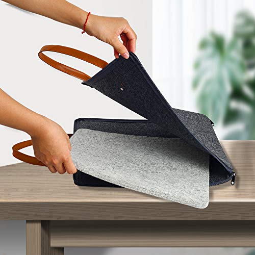 Wool Pressing Mat, 100% New Zealand Wool, 17" x 13.5" Ironing Mat - size: 17" x 13.5" with Carrying Case
