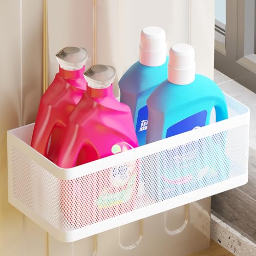 Magnetic Shelf for Washing Machine, White, L11in*W4.9in*H3.9in - color: White, size: L11in*W4.9in*H3.9in