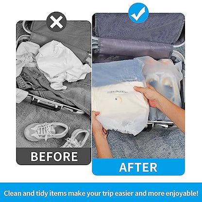 Clear Shoe Bags for Travel 5 PCS, Drawstring Travel Shoe Bags for Packing - color: Clear, style: 5 Pack