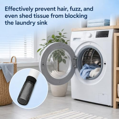 24 PCS Washing Machine Lint Traps and Cable Ties