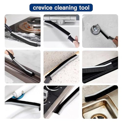 9 PCS Crevice Cleaning Brush,Hard Bristle Crevice Cleaning Brush,Crevice Cleaning Tool is Effective to Clean The Small Gap of Kitchen, tolilet and Windows. - style: 9pcs