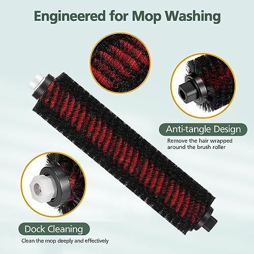 2 PCS High-Speed Cleaning Brush for Mop Pads for Roborock Vacuum Cleaner - size: S8 Pro Ultra and S7 MaxV Ultra Brush