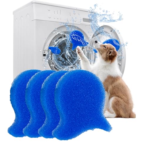 Pet Hair Remover for Laundry Reusable Dryer Pet Hair Balls and Lint Traps Effortlessly Removes Effective Dog Cat Fur Cleaner for Bedding,Blankets,Couch,Clothes (4Pcs) - size: Small 4Pcs
