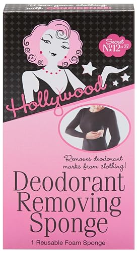 Hollywood Fashion Secrets Reusable Deodorant Removing Sponge, Stain Eraser