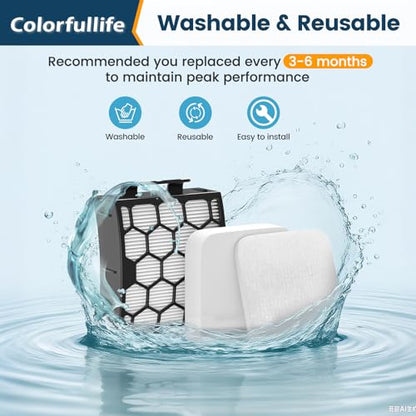 UV900 UV950 UV850 Filter Replacement for Shark DuoClean Lift-Away Vacuum