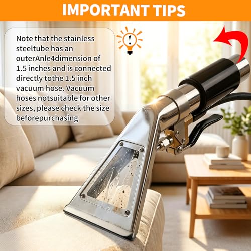 Upholstery Carpet Extractor Wand with Viewing Window for Mytee/Shop Vac