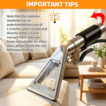 Upholstery Carpet Extractor Wand with Viewing Window for Mytee/Shop Vac