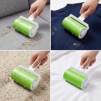 Reusable Washable Lint Roller 5 Pack, Sticky Mini and Medium Size - size: 2 Large+3 Mini Size