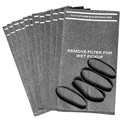 12 Pack 38737 Filter Bags Fit for Craftsman 2-2.5 Gallon Vac, CMXZVBE38737 - size: 12+4 Pack