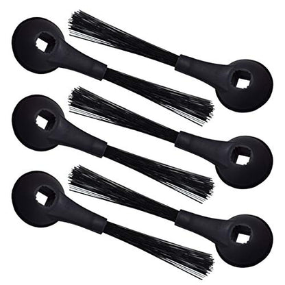 6-Pack IQ Robot Side Brushes, for Shark Robot R100, R101AE, RV1000, RV1001AE, RV1001, UR1005AE, RV911S Vacuum Models Anti-Tangle Pet Hair, Carpets, Hard Floors Easy Install Brush Head Tool Kit - size: 6×Side Brushes