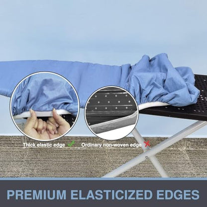 VividPaw Ironing Board Cover and Pad, Standard Size 15x54, Thick Padding - color: Blue, size: 15" x 54"