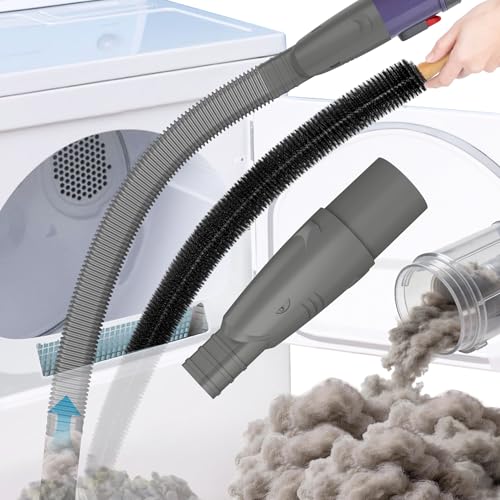 Sealegend Dryer Lint Vacuum Atttachments for Shark NV360,NV350,NV500, NV501 - color: Black&Grey