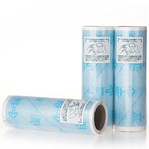 UNIKON 6.3 in Large Lint Roller Refills, 3 Packs, 90 Extra Sticky Sheets - size: 3 Pack