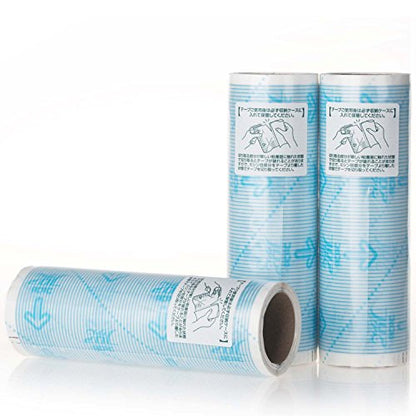 UNIKON 6.3 in Large Lint Roller Refills, 3 Packs, 90 Extra Sticky Sheets - size: 3 Pack
