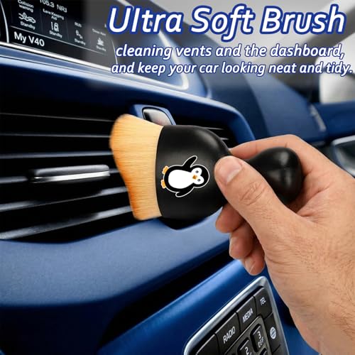 Elephant Car Detailing Brush Soft Bristle Auto Interior Cleaning Brush - color: Elephant