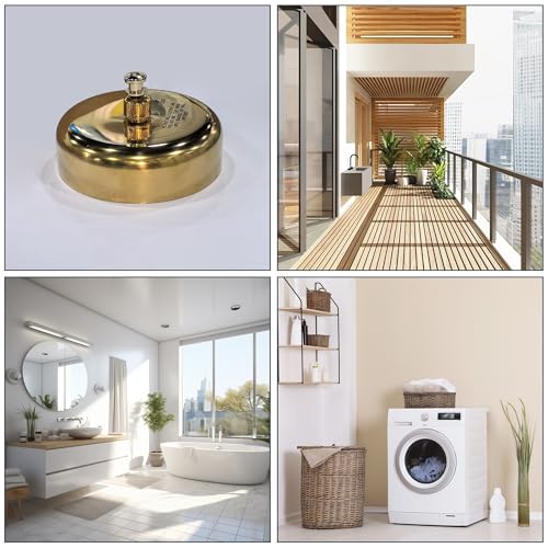 Retractable Clothesline,Wall Mounted Adjustable Clothing Rope for Shower Room Bathroom Laundry (Gold) - size: Gold