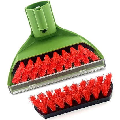 Upgraded 1400B Little Green 5.3" Detachable Tough Stain Brush Tool Replacement for Bissell Little-Green Upright &Portable Carpet Cleaners for 1400B 4075 3860 1425 2458 3194 3353 Series,1+1 Brush,Green - color: (1+1)-green