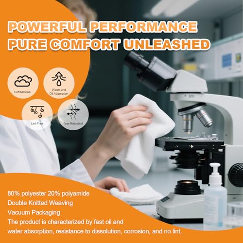 Microfiber Cloths 9"x9"(100 Pcs,180GSM) - size: 9" x 9" (Pack of 100)