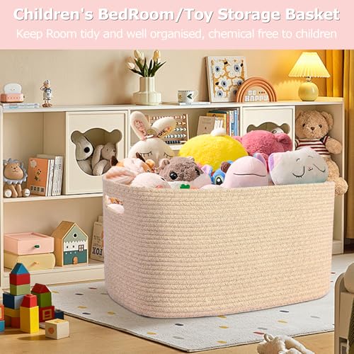 extra Large Laundry Basket/Hamper, 25"x16"x16" Rectangle - color: Brown, size: 108L