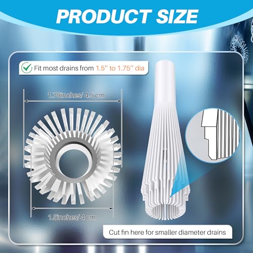 Feekoon 2 Pack Lint Trap for Washer and Utility Sink Drains, Hair Catcher