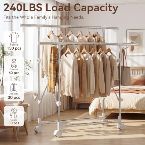 Clothes Drying Rack Foldable,Portable Laundry Collapsible