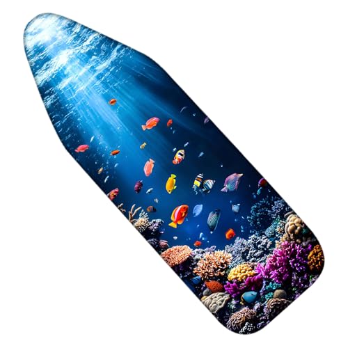 Nuxovilar Coral Fish Ironing Board Cover 15x54 Needle Cotton - color: Yar01476