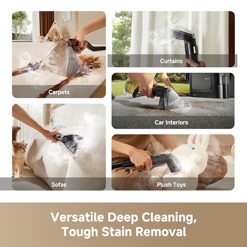 DREAME N20 Steam Carpet Cleaner Machine with Steam & Hot Water Wash