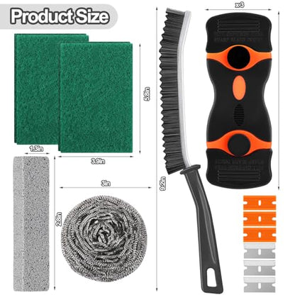 XANGNIER Heavy Duty Oven Cleaning Tools Kit,Oven Cleaner Brush Accessories