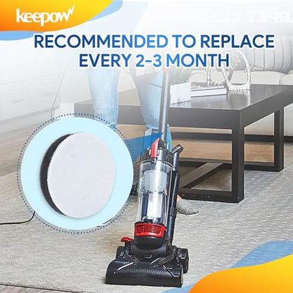 KEEPOW Replacement Vacuum Filter Compatible with Eureka NEU100 NEU10AE5 - size: 5 Pack